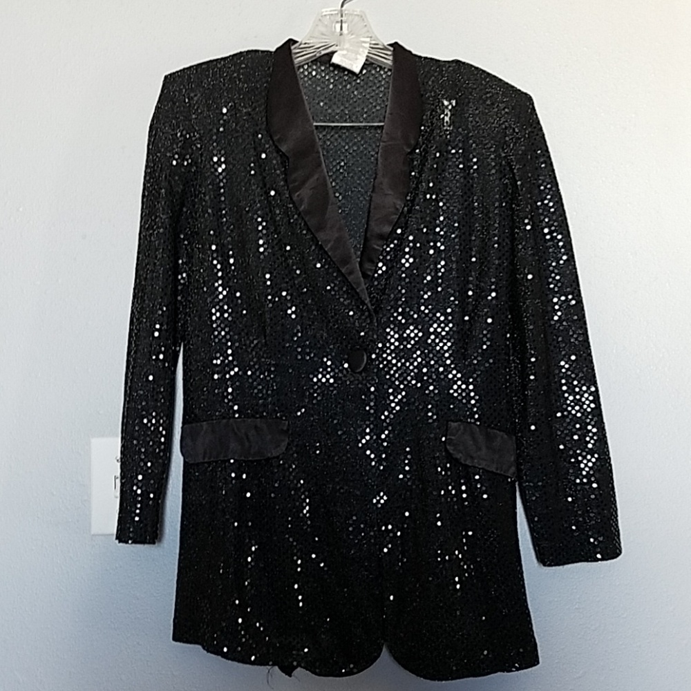 Ladies sequined dress blazer
